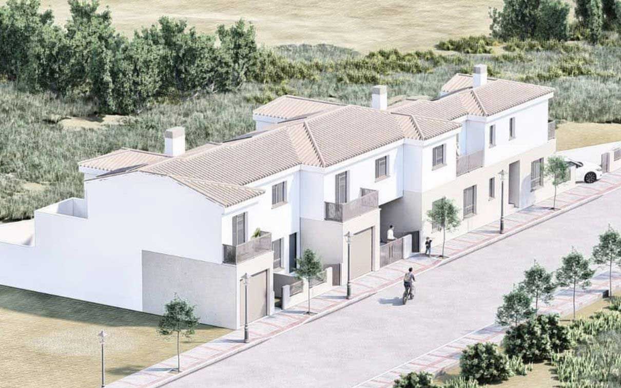 Viviendas unifamiliares adosadas en Alcóntar (Almería) por Soto & Tudela Arquitectos